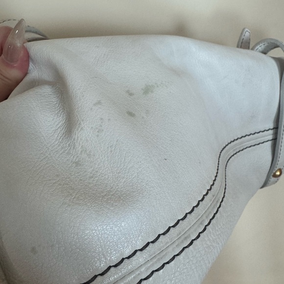 Miu Miu white leather tote bag ribbon - Picture 6 of 8